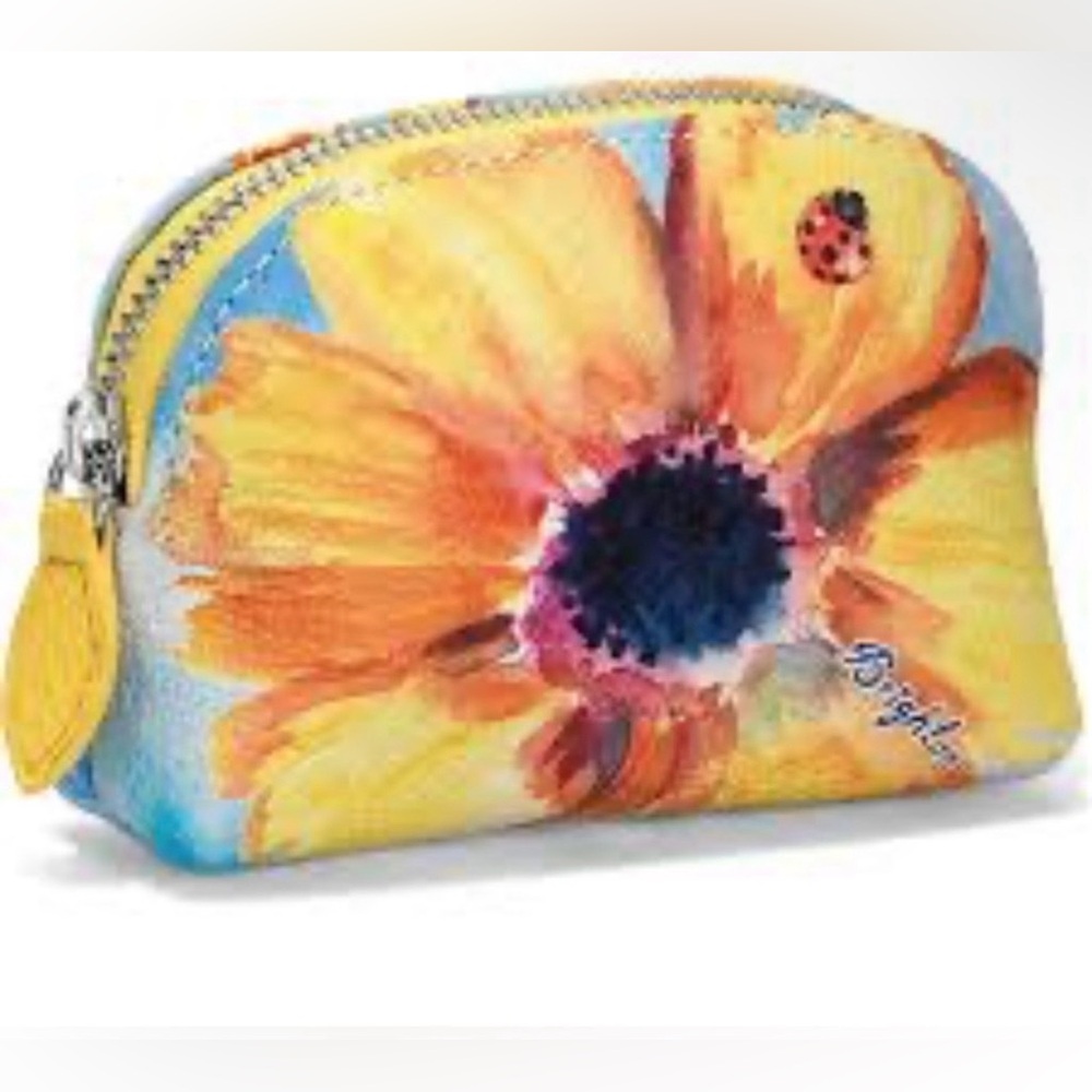 Brighton Belle Jardin Mini Zippered Coin Purse Pouch Multi-Color~ NWOT